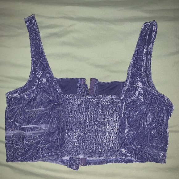 Crushed Velvet Corset - Picture 2 of 3